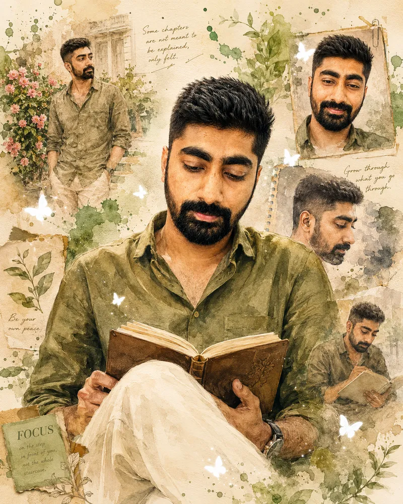 Aesthetic Desi Boy Sketchbook Art chatgpt and gemini AI Prompt Guide