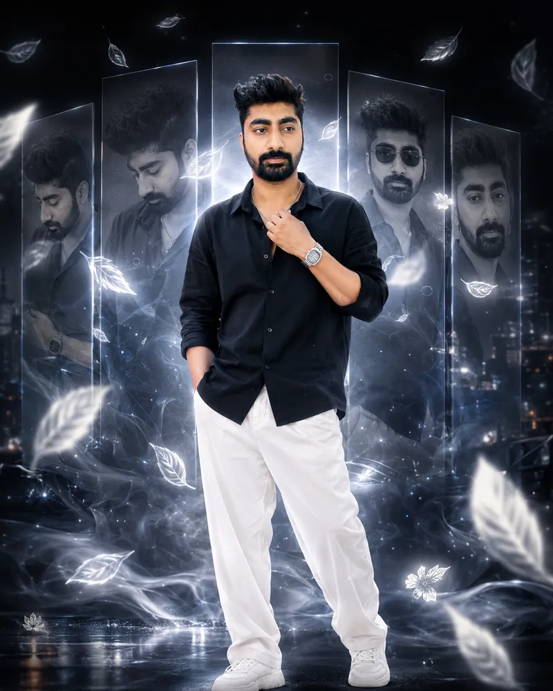 Luxury Indian Model Poster Gemini AI Prompt