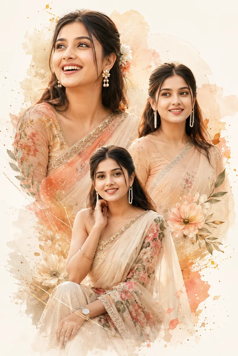 Saree Cinematic AI Prompt for chatgpt and gemini