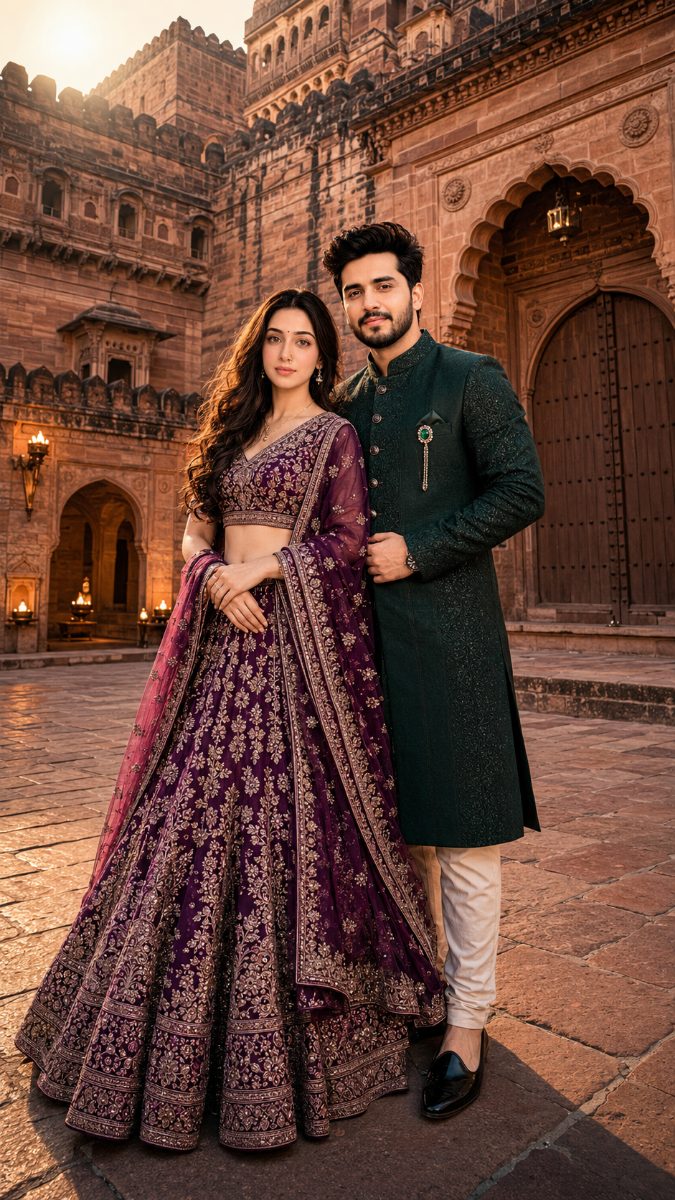 Indian Pre Wedding Portrait Photography|Chatgpt , Gemini AI Prompt