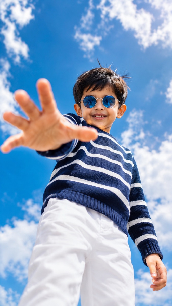Luxury Indian Child Lifestyle Gemini AI Prompt