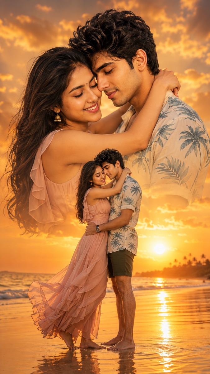 Cinematic Indian Couple Pre-wedding AI Prompt